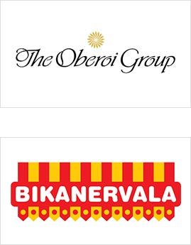 Bikanervala and oberoi group logo