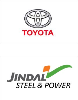 Toyota and Jindal Steel Logo