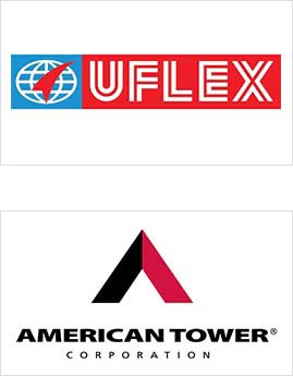 Uflex and american tower logo